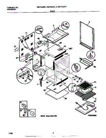 03 - Body parts for Frigidaire Range MEF352SEWC from AppliancePartsPros.com