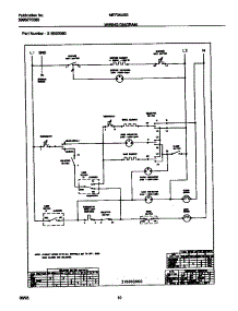 06 - Wiring Diagram parts for Frigidaire Range MEF350SBDD from AppliancePartsPros.com