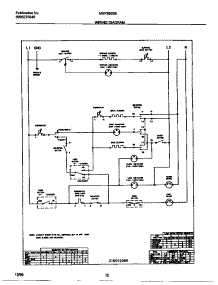 06 - Wiring Diagram parts for Frigidaire Range MEF350SBWE from AppliancePartsPros.com