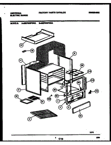 03 - Body Parts parts for Frigidaire Range MEF500PBWA from AppliancePartsPros.com