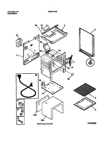 04 - Body parts for Frigidaire Range MGF301SBDA from AppliancePartsPros.com
