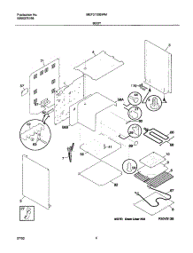 05 - Body parts for Frigidaire Range MEF311SBWM from AppliancePartsPros.com