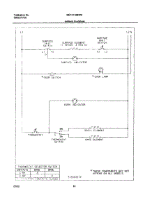 10 - Wiring Diagram parts for Frigidaire Range MEF311SBWM from AppliancePartsPros.com