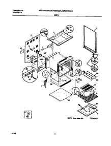 03 - Body parts for Frigidaire Range MEF322SGWA from AppliancePartsPros.com