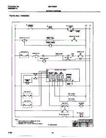 06 - Wiring Diagram parts for Frigidaire Range MEF365BEDA from AppliancePartsPros.com