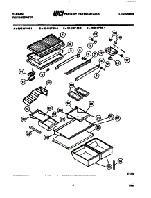 03 - Shelves And Supports parts for Frigidaire Refrigerator 95-2187-45-04 from AppliancePartsPros.com