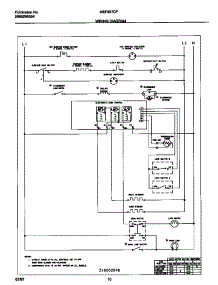 06 - Wiring Diagram parts for Frigidaire Range MEF357CFSA from AppliancePartsPros.com