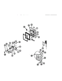 06 - I & W Dispenser  (Door) parts for Frigidaire Refrigerator 95-2487-00-01 from AppliancePartsPros.com
