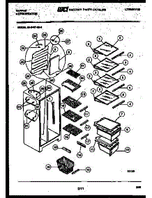 05 - Shelves And Supports parts for Frigidaire Refrigerator 95-2497-00-03 from AppliancePartsPros.com