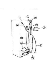 11 - Wiring  Diagram parts for Frigidaire Refrigerator 95-2487-00-01 from AppliancePartsPros.com