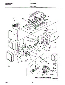 10 - Ice Maker parts for Frigidaire Refrigerator TRS20WRHD1 from AppliancePartsPros.com