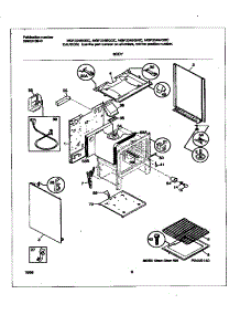 04 - Body parts for Frigidaire Range MGF334BGDC from AppliancePartsPros.com
