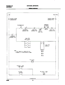 08 - Wiring Diagram parts for Frigidaire Range MGF334BGWA from AppliancePartsPros.com