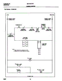 07 - Wiring Diagram parts for Frigidaire Range MGF345CESD from AppliancePartsPros.com