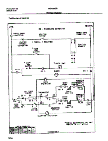 08 - Wiring  Diagram parts for Frigidaire Range MGF350SBWA from AppliancePartsPros.com
