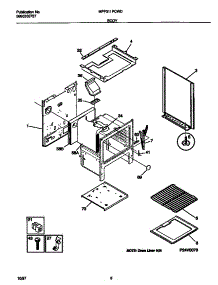 04 - Body parts for Frigidaire Range MPF311PCWD from AppliancePartsPros.com
