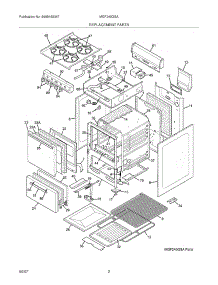 03 - Replacement Parts parts for Frigidaire Range MGF240GSA from AppliancePartsPros.com