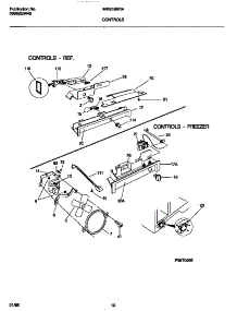 06 - Controls parts for Frigidaire Refrigerator MRS19BRAD2 from AppliancePartsPros.com