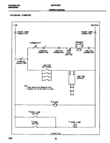 07 - Wiring Diagram parts for Frigidaire Range MGF316WFSC from AppliancePartsPros.com