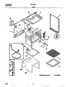 04 - Body parts for Frigidaire Range MGF345CBSD from AppliancePartsPros.com