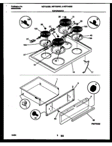 04 - Cooktop And Drawer Parts parts for Frigidaire Range MEF322WBSA from AppliancePartsPros.com