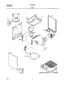 07 - Body parts for Frigidaire Range MGF303PGDL from AppliancePartsPros.com