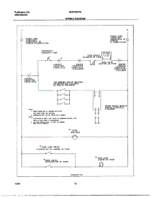 12 - Wiring Diagram parts for Frigidaire Range MGF303PGWK from AppliancePartsPros.com