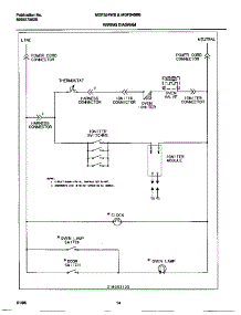 08 - Wiring Diagram parts for Frigidaire Range MGF345BBDD from AppliancePartsPros.com