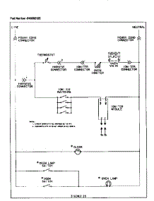 08 - Wiring parts for Frigidaire Range MGF345BBWA from AppliancePartsPros.com