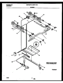 04 - Burner, Manifold And Gas Control parts for Frigidaire Range MGF300PBWA from AppliancePartsPros.com