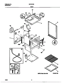 04 - Body parts for Frigidaire Range MGF324SEDA from AppliancePartsPros.com