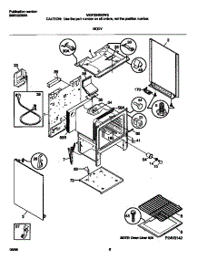 04 - Body parts for Frigidaire Range MGF334BGWE from AppliancePartsPros.com
