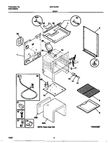 04 - Body parts for Frigidaire Range MGF345BEWB from AppliancePartsPros.com