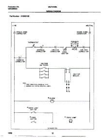 07 - Wiring Diagram parts for Frigidaire Range MGF345BEWB from AppliancePartsPros.com