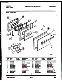 03 - Door Parts parts for Frigidaire Oven 11-2969-00-04 from AppliancePartsPros.com