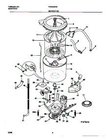 03 - Motor / Tub parts for Frigidaire Washer TWX233RBW3 from AppliancePartsPros.com