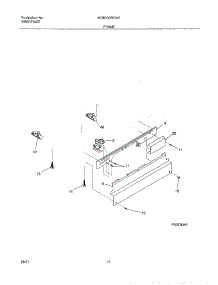 11 - Frame parts for Frigidaire Dishwasher MDB100RGW1 from AppliancePartsPros.com