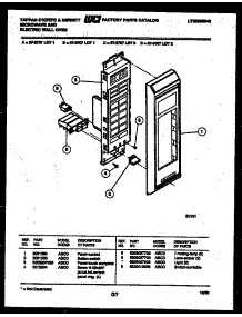 11 - Control Panel parts for Frigidaire Oven 57-2707-10-02 from AppliancePartsPros.com