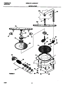 05 - Motor & Pump parts for Frigidaire Dishwasher MDB632XFR2 from AppliancePartsPros.com