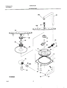 09 - Motor & Pump parts for Frigidaire Dishwasher MDB421RJB0 from AppliancePartsPros.com