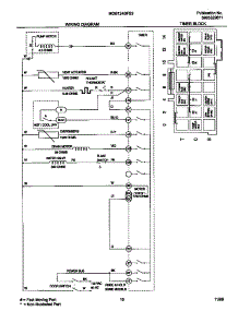 09 - Wiring Diagram parts for Frigidaire Dishwasher MDB124BFS3 from AppliancePartsPros.com