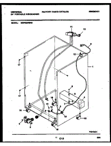 08 - Cabinet Parts parts for Frigidaire Dishwasher MDP632RBR0 from AppliancePartsPros.com
