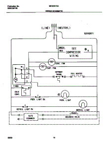 08 - Wiring Diagram parts for Frigidaire Refrigerator MRS20HRAWC from AppliancePartsPros.com