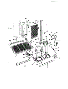 07 - System parts for Frigidaire Refrigerator MRS20BRCW0 from AppliancePartsPros.com
