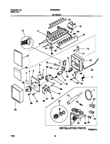 10 - Ice Maker parts for Frigidaire Refrigerator MRS20WRGW1 from AppliancePartsPros.com