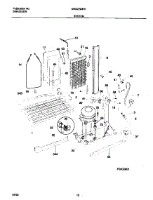 07 - System parts for Frigidaire Refrigerator MRS22WHHW1 from AppliancePartsPros.com