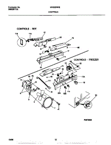 06 - Controls parts for Frigidaire Refrigerator MRS22WNEW1 from AppliancePartsPros.com