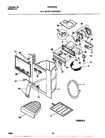 08 - Ice & Water Dispenser parts for Frigidaire Refrigerator MRS22WNEW1 from AppliancePartsPros.com