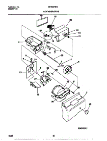 09 - Container / Drive parts for Frigidaire Refrigerator MRS22WNEW1 from AppliancePartsPros.com
