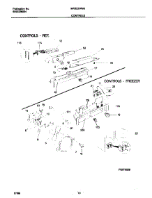 06 - Controls parts for Frigidaire Refrigerator MRS22WNGD3 from AppliancePartsPros.com